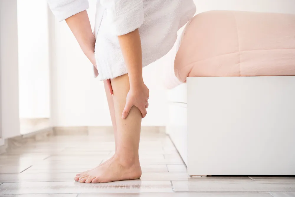 varicose veins with electrostimulation