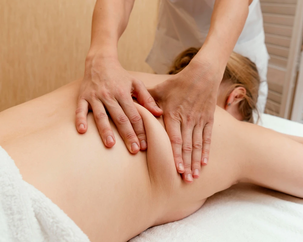 massage to break up fat deposits